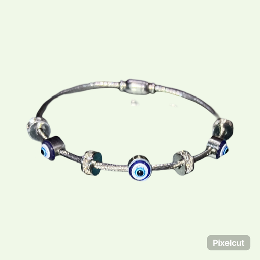 Fash Era Stainless Steel Evil Eye Bracelet